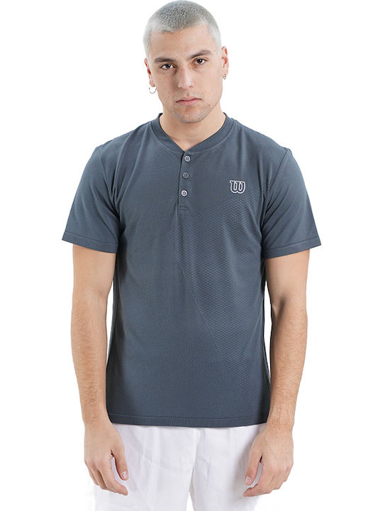 Wilson Power Seamless Henley II WRA789102 Men's...