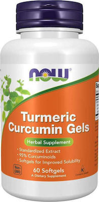 Now Foods Turmeric Curcumin Gels 60 softgels