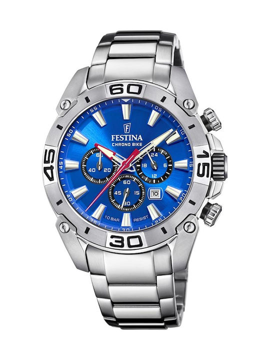 Festina Ανδρικό Ρολόι 45mm Χρονογράφος Μπαταρία...