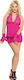 Dreamgirl Sexy Baby Dolls Mit Spitze Fuchsia