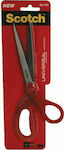 Scotch Universal Schere 20cm mit Metallisch Klinge Rot