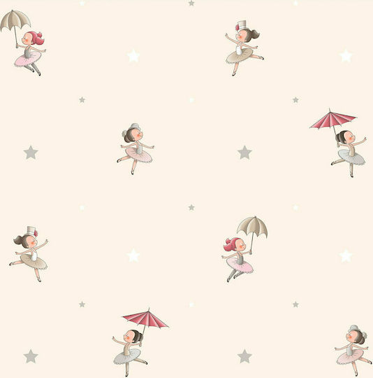 ICH Wallpapers Tapet pentru copii Mici Balerine Bez L53xA1005buc