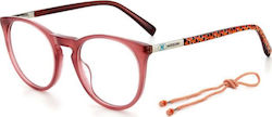 Missoni Plastic Eyeglass Frame Pink MMI 0050 G3I