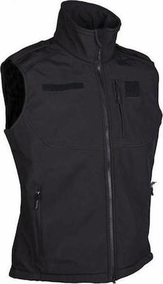 Mil-Tec Hunting Vest Softshell Vest Black Black