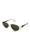 Nina Ricci Women's Sunglasses with Gold Metal Frame and Green Lens NR3433 C021