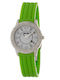 Folli Follie Women's Watch with Green Rubber Strap