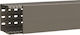 Hager Tehalit BA7A Canal de Cablu cu suport perforat din Plastic 100x100mm Gri 2m