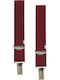Victoria Suspenders Monochrome Burgundy