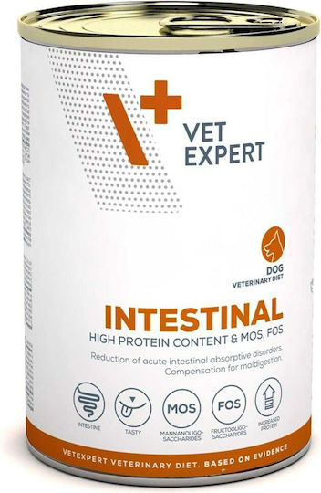 VetExpert Intestinal Dog Влажна Храна за Кучета в Може да Диетична с Агнешко 400гр