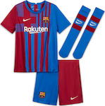 Nike FC Barcelona 2021/22 Home Παιδικό Σετ Εμφάνισης Ποδοσφαίρου