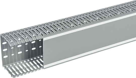 Legrand Lina 25 Cable Channel with Perforated Stand made of Plastic Table 120x80mm Gray 1m