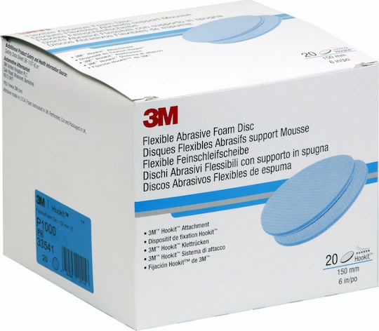 3M Polishing Sponge 150mm Flexible Foam P1000 33541