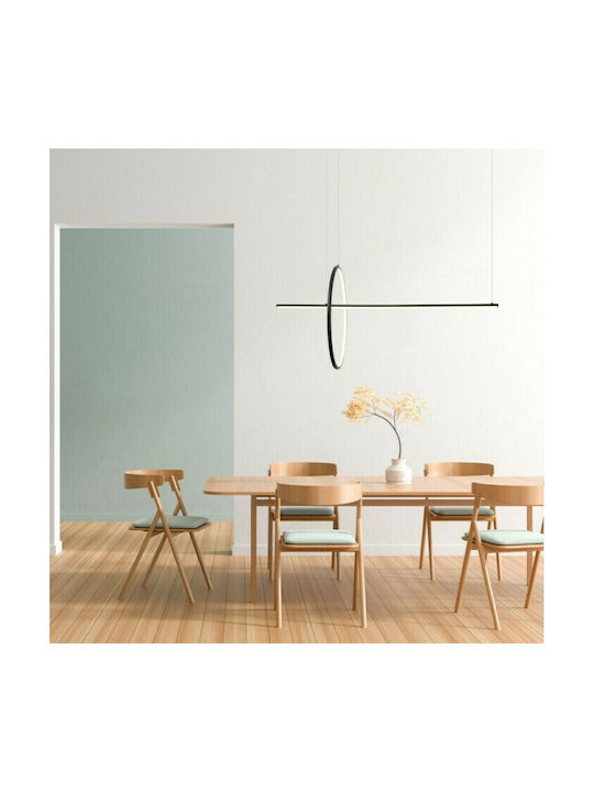 Zambelis Lights Pendant Light Black Rail with Socket E27