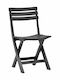 Outdoor Chair Plastic Anthracite 2pcs 44x41x78cm