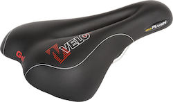 Velo Plush Gel Bicycle Saddle Black with Gel Velo Plush Gel Bicycle Saddle Black with Gel