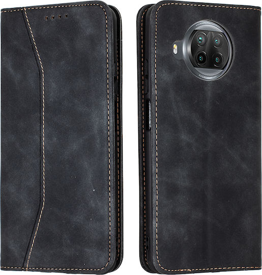 Bodycell PU Leather Wallet Δερματίνης Μαύρο (Xiaomi Mi 10T Lite)
