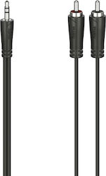 HAMA 3,5 mm Stecker-RCA-Stecker 3 m