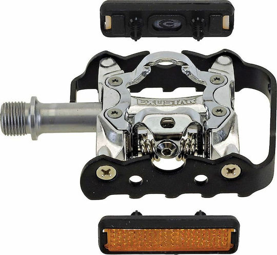 Exustar Clipless Bicycle Pedals Black