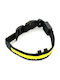 Dog Collar Illuminated In Yellow Colour Περιλαίμιο με Φωτισμό 34-44cm Μαύρο