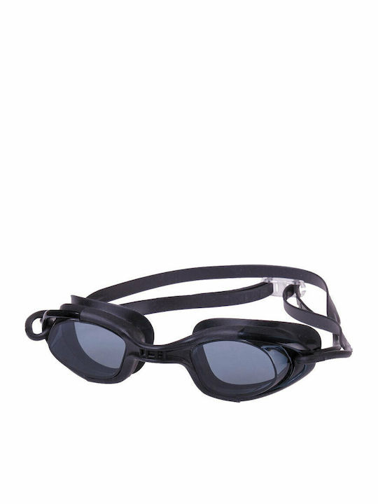 Lalizas Swimming Goggles Adults With Anti-Glare Lenses Black