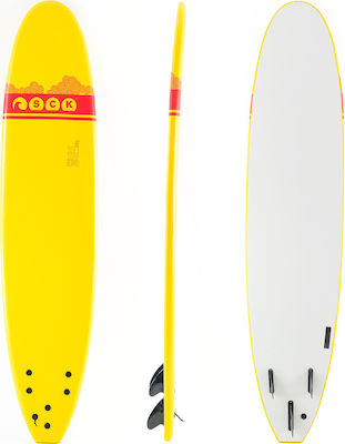 SCK Σανίδα Surf Soft-Board 8FT Κίτρινη