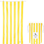 Dock & Bay Quick Dry Yellow Beach Towel 200x90cm