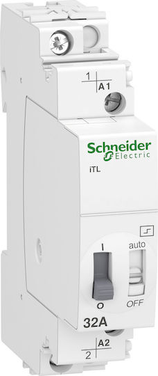 Schneider Electric Acti 9 iTL Ρεле за фаза Заключване 32Спецификация Еднополюсно с Напрежение 240V 1NO 110VDC 230-240VAC