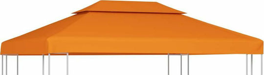 vidaXL Gazebo Cover 310gr/m² Brown with PVC Coating 3x4m
