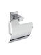 Ideal Standard Iom Square Επιτοίχια Χαρτοθήκη Inox Ασημί
