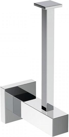 Ideal Standard Iom Square Χαρτοθήκη Επιτοίχια Inox Ασημί