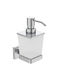 Ideal Standard Iom Square Επιτοίχιο Dispenser Γυάλινο Ασημί