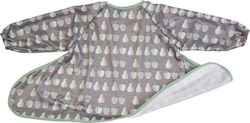 Tidy Tot Extra Bip Apples & Pears Wasserdicht Schutzanzug Silikon mit Bügelverschluss und Schlaufe & Ärmel Gray für 24 m+