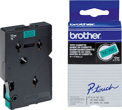 Brother TC-701 Ταινία Ετικετογράφου 7.7m x 12mm σε Πράσινο Χρώμα Brother TC-701 Ταινία Ετικετογράφου 7.7m x 12mm σε Πράσινο Χρώμα
