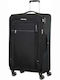 American Tourister Crosstrack Μεγάλη Βαλίτσα Ταξιδίου Υφασμάτινη Μαύρη με 4 Ρόδες Ύψους 79εκ.