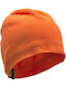 Beanie Ανδρικός Fleece Σκούφος σε Πορτοκαλί χρώμα