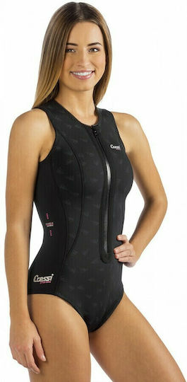 CressiSub Termico Lady Diving Vest with Zip Black 2mm DG00050