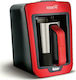 Fakir Kaave Steel Mașină de cafea grecească 735W cu Capacitate 280ml Rouge