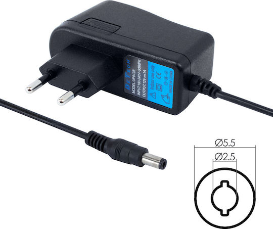 Universelles Netzadapter 9V 1A mit Leistung 9W (332)