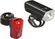 M-Wave Atlas 20 Rechargeable Bicycle Lights Set
