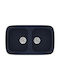 Sanitec Classic Drop-In Sink Synthetic Granite W82xD50cm Granite Blue