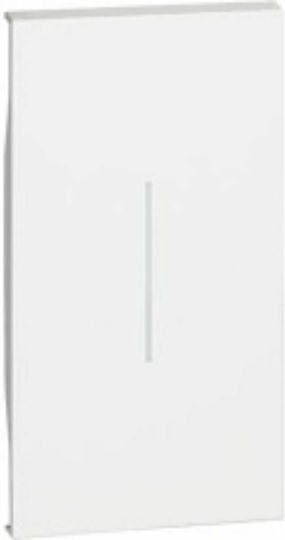 Legrand Living Now Осветен бутон 2 елемента в Бял Цвят KW01M2
