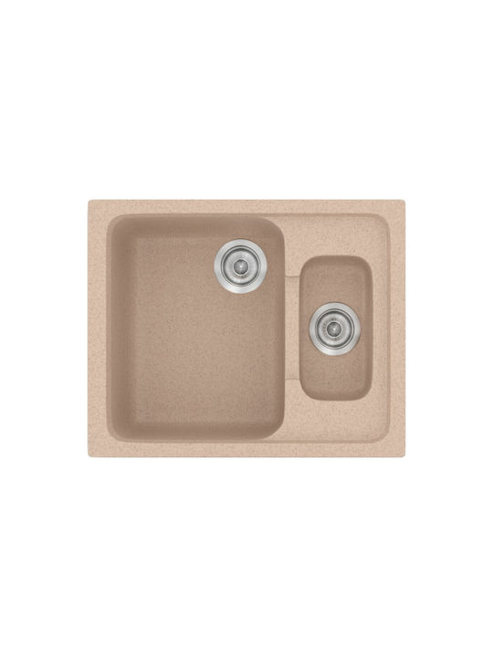 Sanitec Classic 03-02-00 Drop-In Sink Left Synt...