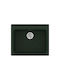 Sanitec Classic Undermount Sink Synthetic Granite W60xD50cm Granite Green