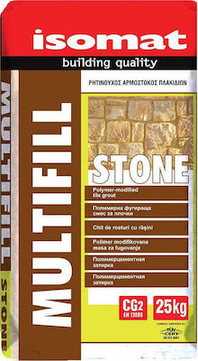 Isomat Multifill Stone Αρμόστοκος Ρητινούχος για Πέτρες Γκρι Σκούρο 25kg