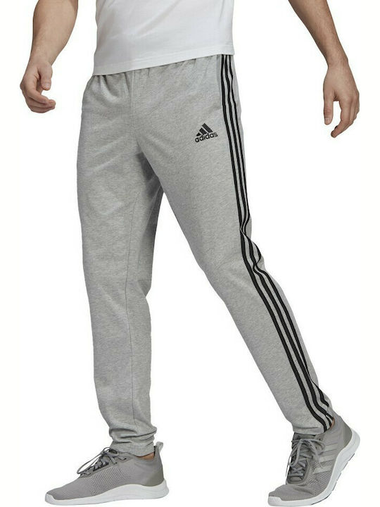 Adidas Essentials Παντελόνι Φόρμας με Λάστιχο Γκρι