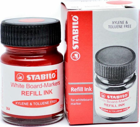 Stabilo Ανταλλακτικό Μελάνι για Μαρκαδόρο Κόκκινο 25ml