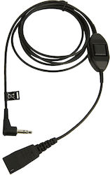 Jabra Καλώδιο Quick Disconnect (QD) to 3.5 mm 0,5m (8735-019)
