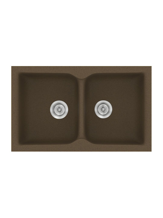 Sanitec Classic Undermount Sink Synthetic Grani...