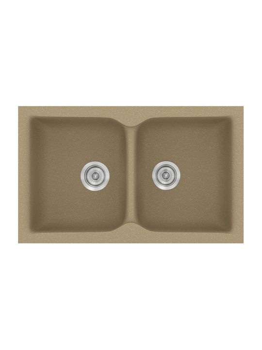 Sanitec Classic Undermount Sink Synthetic Grani...