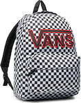 Vans Flying V Black Checker Σχολική Τσάντα Πλάτης Γυμνασίου - Λυκείου